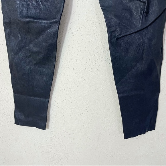 R13 Leather Chaps Jeans Size 26 Black - Picture 6 of 10